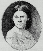 Mrs. Mary Viola Lawrence. Drawn in 1896 from an old daguerreotype.